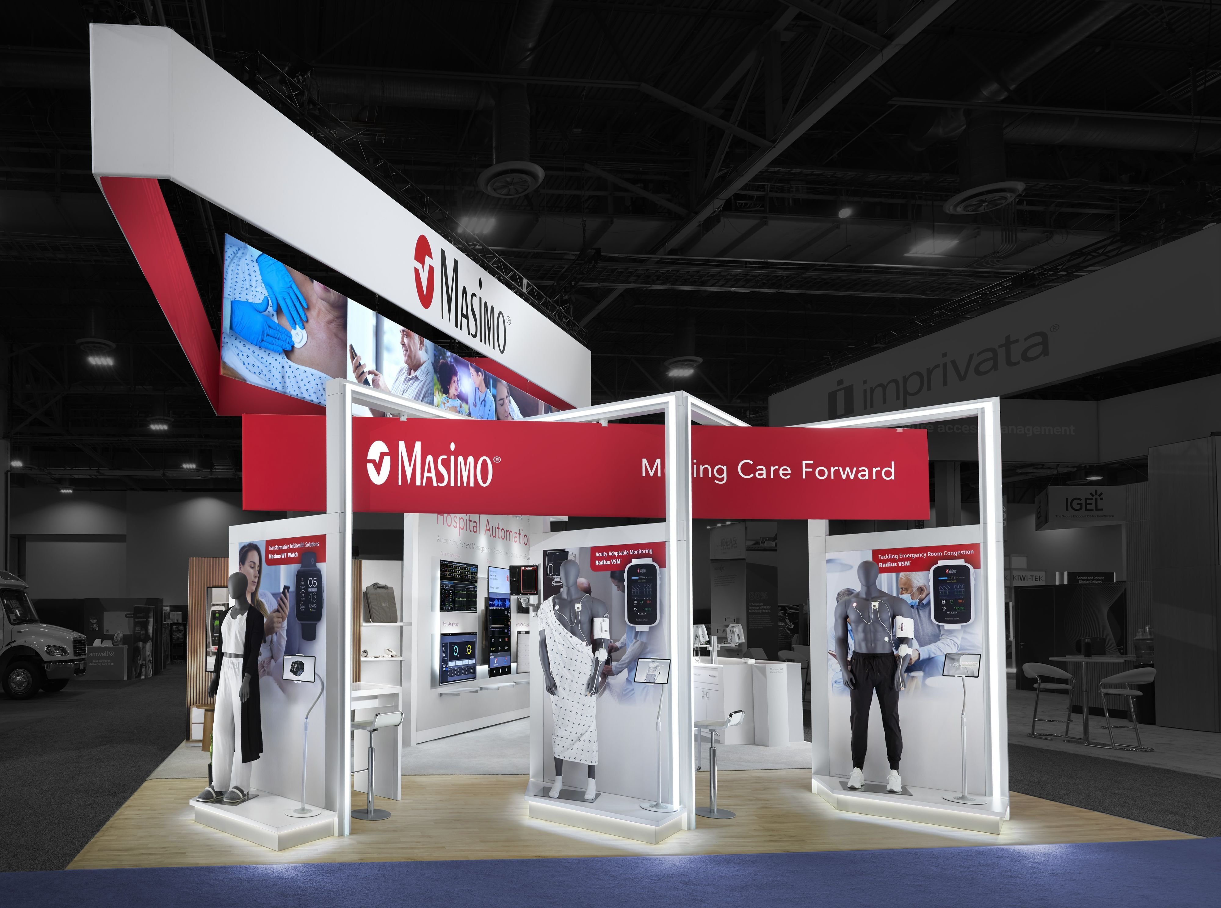 HIMSS booth rental and custom exhibit services for healthcare exhibitors