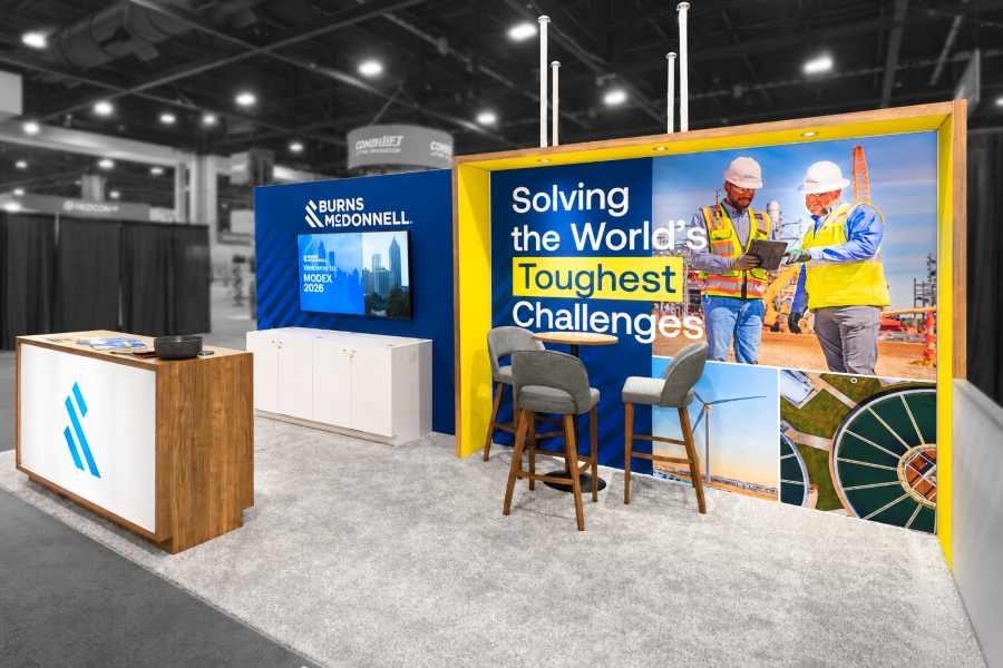 10x20 booth rental for material handling exhibitors